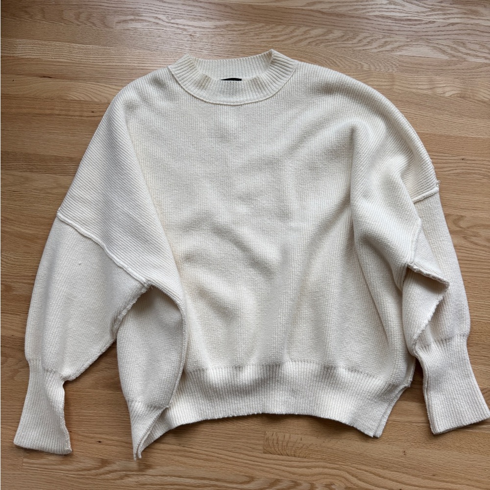 Vici Cream Crew Neck Sweater
